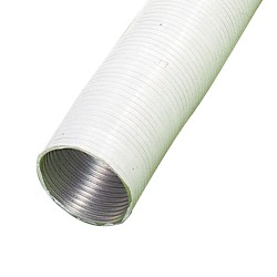 Tubo Aluminio Compacto Blanco Ø 100 mm. / 5 metros