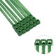 Brida Nylon 100%. Color Verde 2,5 x 100 mm. Bolsa 100 Unidades. Abrazadera Plastico, Organizador Cables, Alta Resistencia