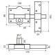 Cerrojo Fac 301-l/120-p